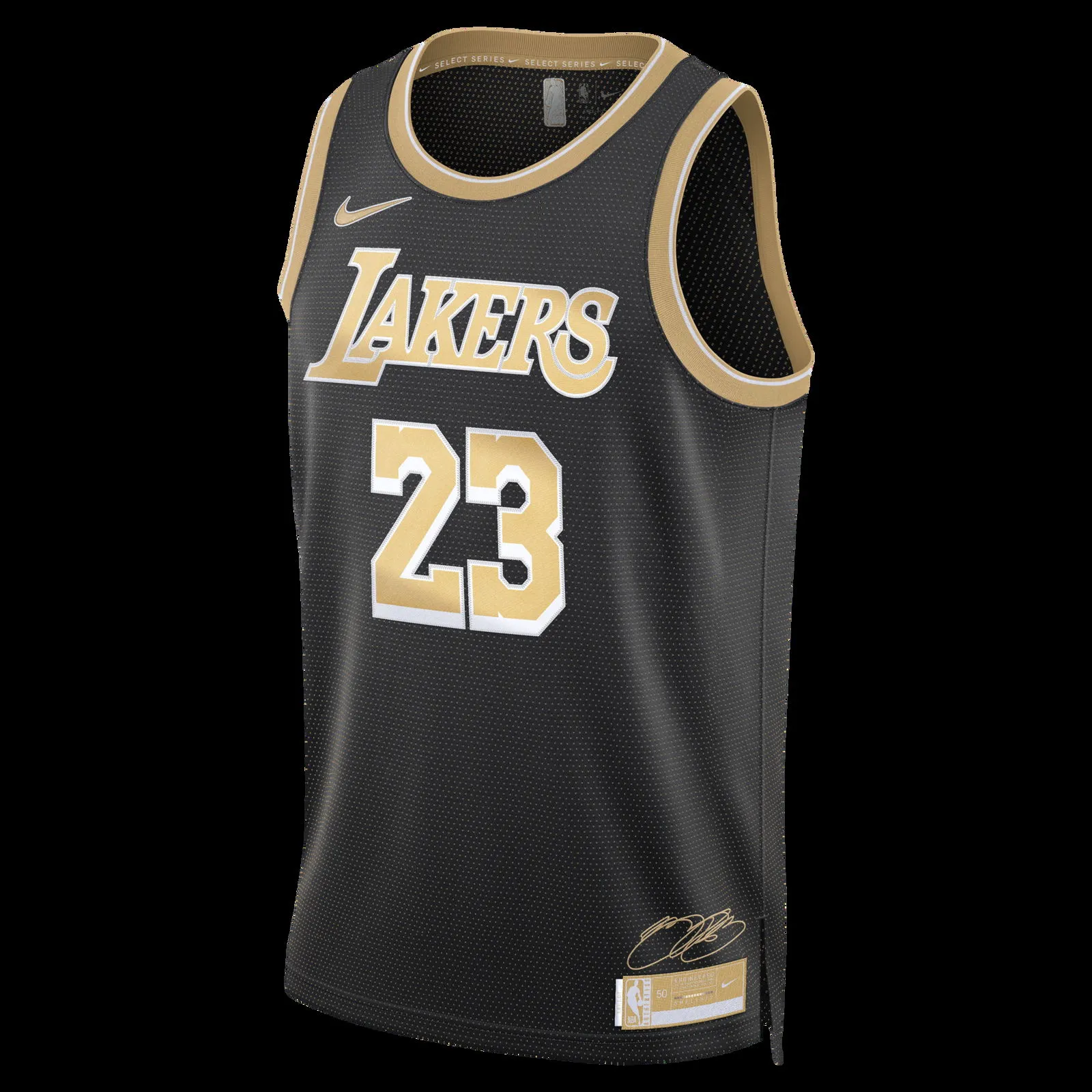 NIKE DRES DRIFIT NBA SWINGMAN LEBRON JAMES LOS ANGELES LAKERS 2024 SELECT SERIES